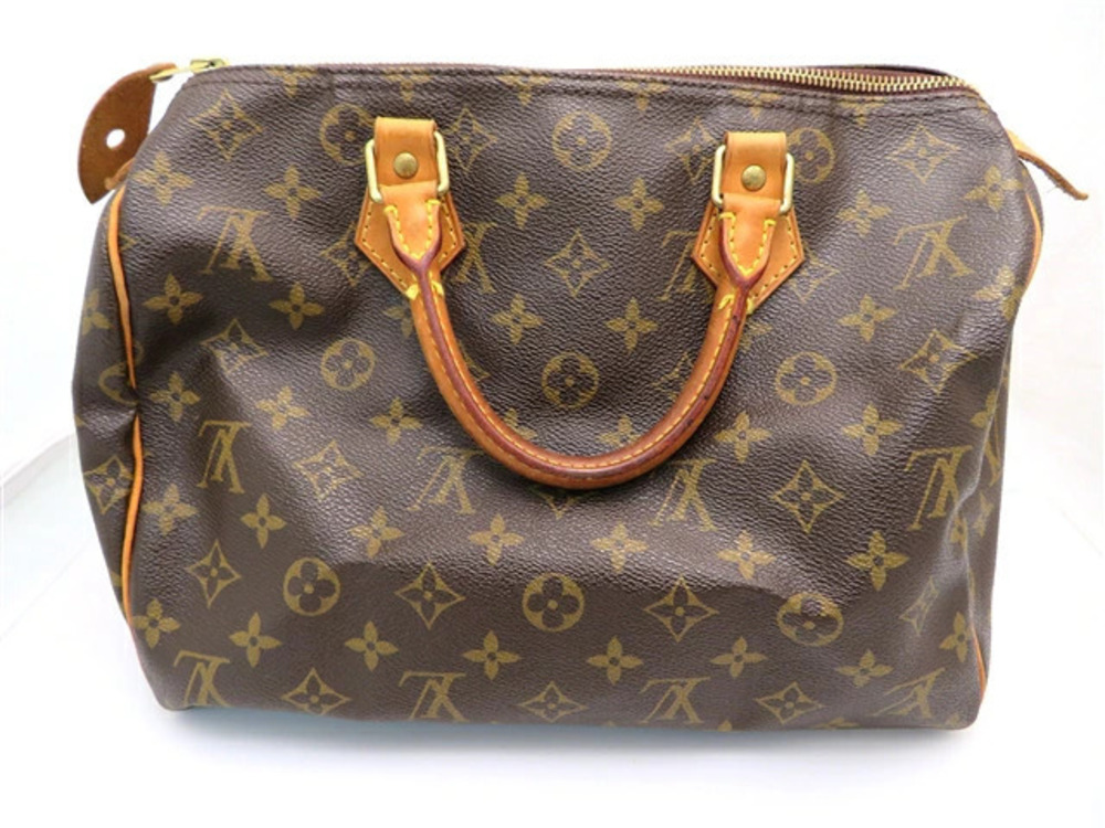Louis Vuitton Speedy Monogram Leather Brown